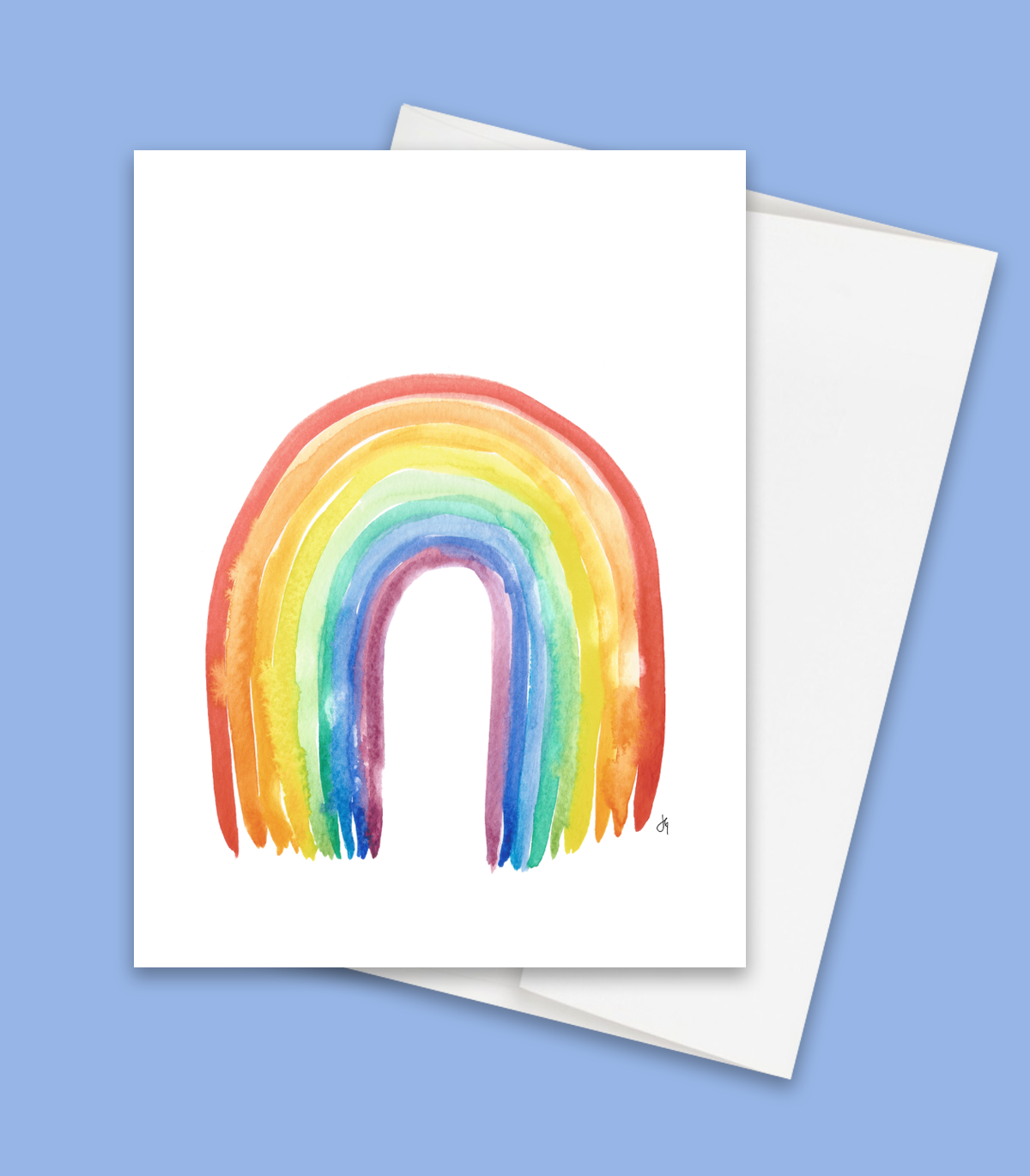 Rainbow Bright Card - Message Inside