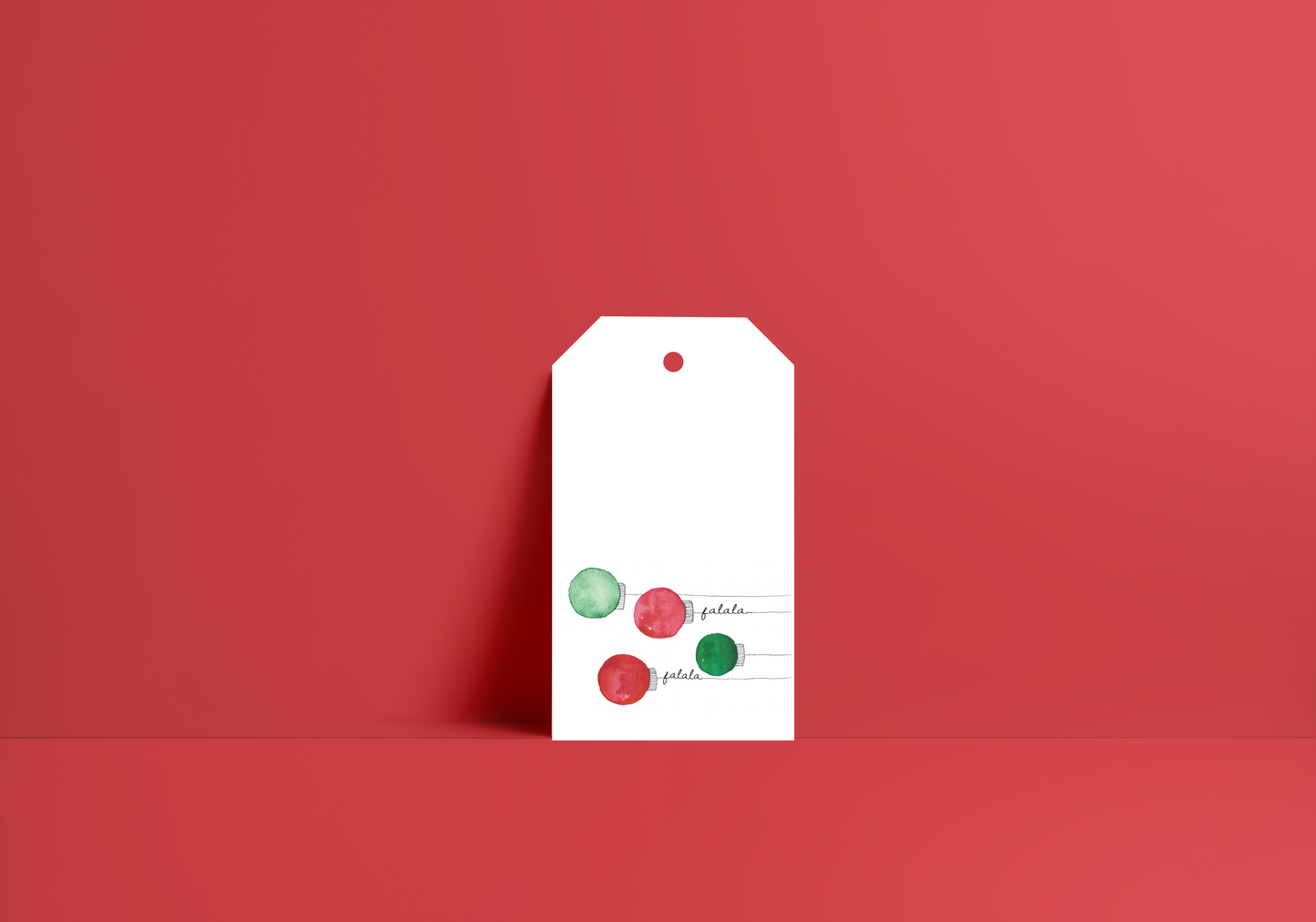 Fa La La Gift Tag