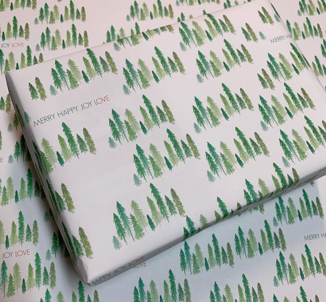 Happy Holidays to All Wrapping Paper Sheets (4 pieces)