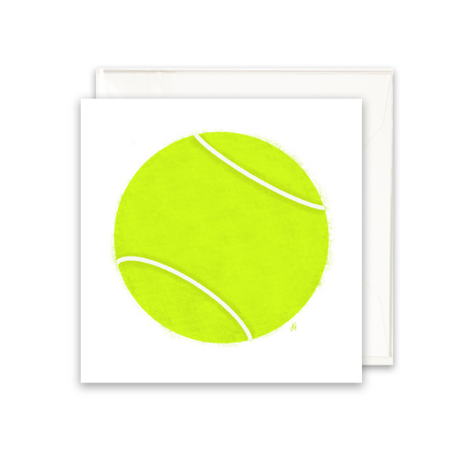 Tennis Ball Mini Enclosure Card - 2.75" x 2.75" Card